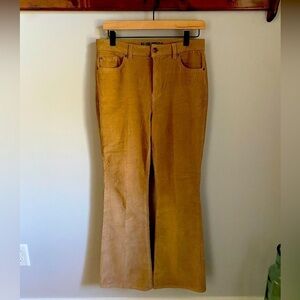 Blue Spice Courdaroy Jeans Flare Cut Size 9 Tan Pants Fall Fashion Brown Sz Nine